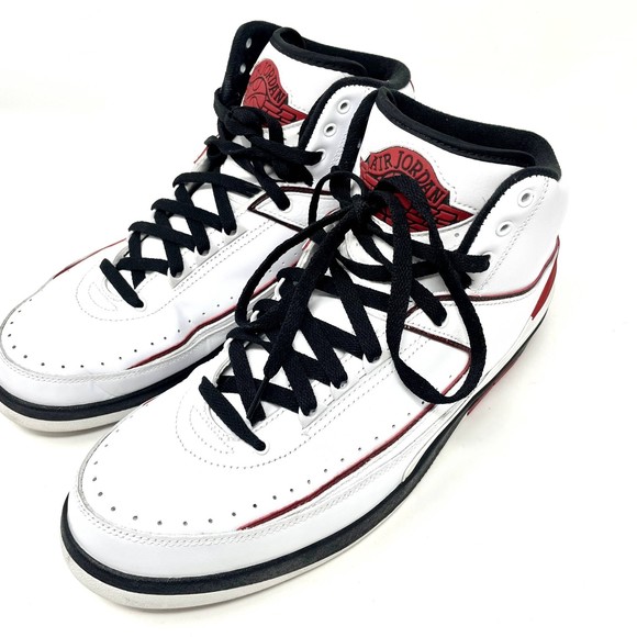 Air Jordan 2 Retro QF \'White Varsity Red\' 2009 - 395709 101 Men\'s‎ Size 10.5 main image 6